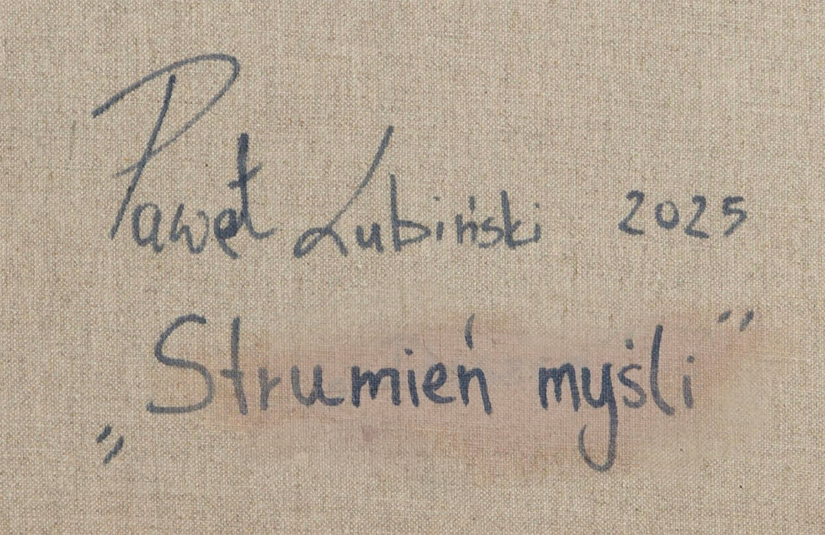 Paweł Lubiński - Strumień myśli | Obraz akrylowy na płótnie