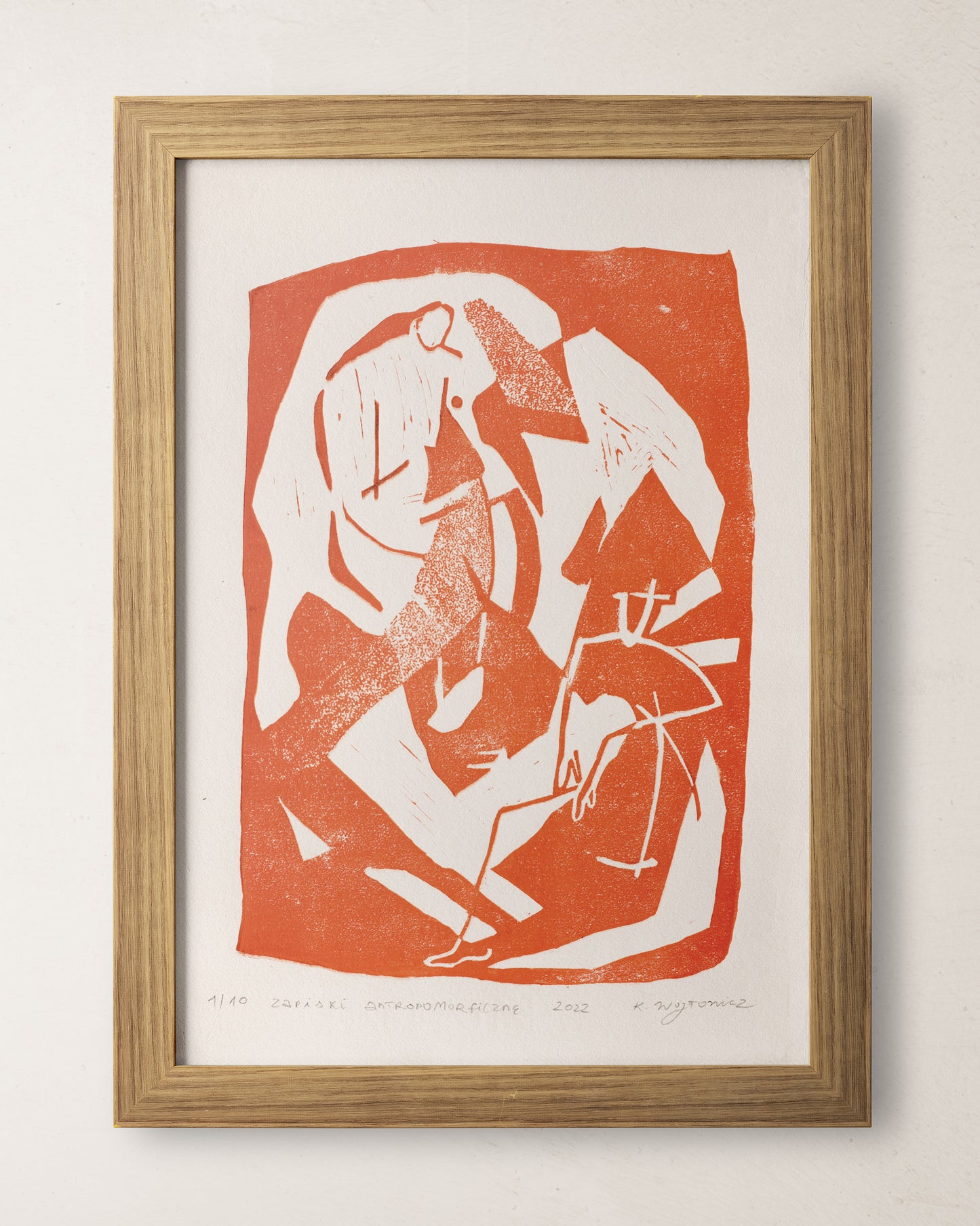 Katarzyna Wójtowicz - Bez tytułu, Cykl Zapiski antropomorifczne