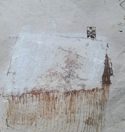 Paulina Orzeł - Domek | Monotypia, rysunek