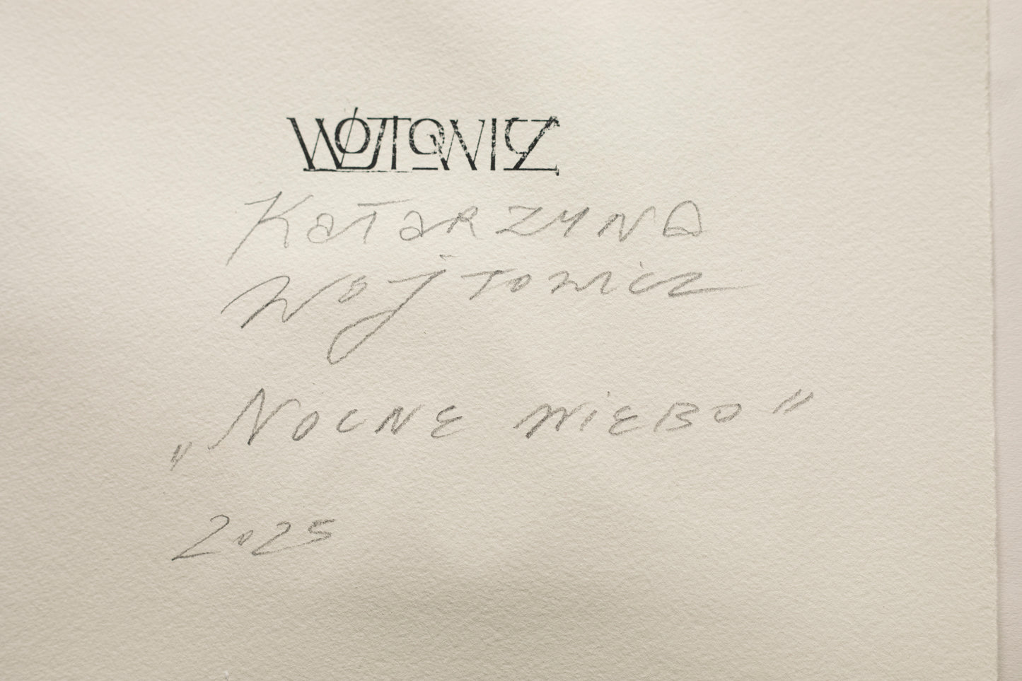 Katarzyna Wójtowicz - Nocne niebo