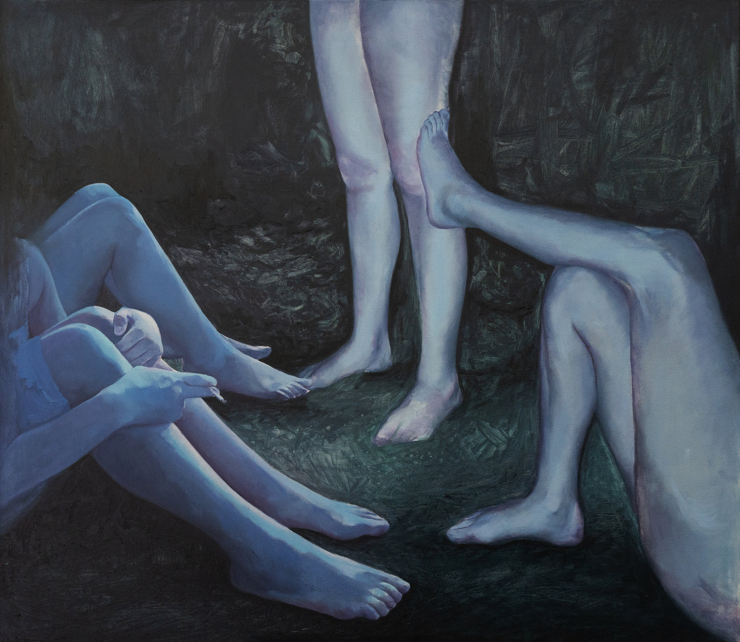 Emilia Dragosz - Podlane deszczem | Obraz olejny na płótnie