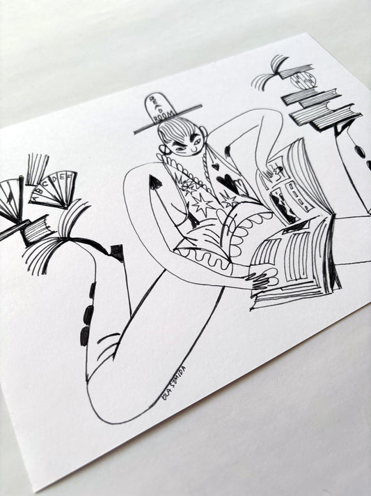 Ola Szmida - Redroom | Tusz na papierze